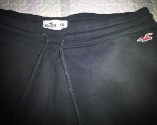 Pantalón chándal Hollister negro
