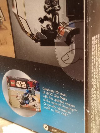 LEGO Star Wars 75262 Imperial Dropship 20th Anniv.