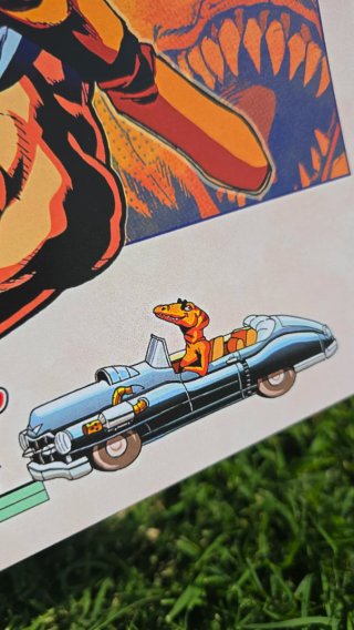 Cadillac and Dinosaurs Poster A3 Fan Art