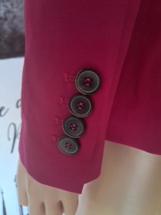 Chaqueta Zara Roja Elegante