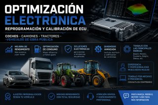 Programación ECU Coches Camiones Tractores Maquina