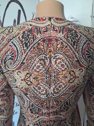 Vestido Mango Paisley Multicolor
