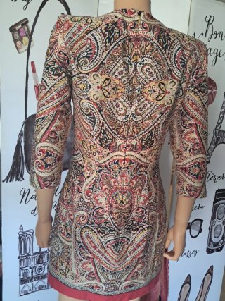 Vestido Mango Paisley Multicolor