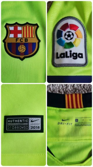 FCB 2018/19. Talla S. MESSI ORIGINAL PERFECTA
