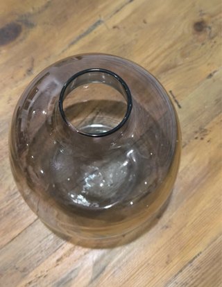 Jarrón de cristal decorativo