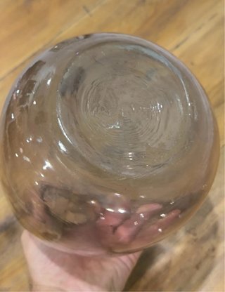 Jarrón de cristal decorativo