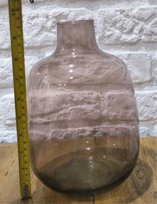 Jarrón de cristal decorativo