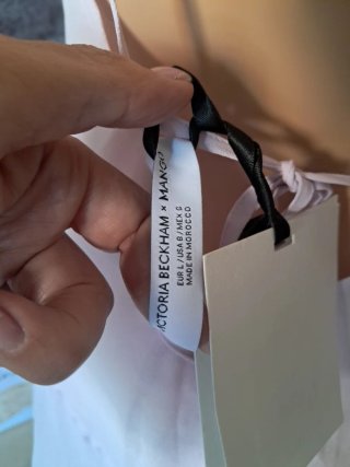 Vestido Victoria Beckham x Mango Malva