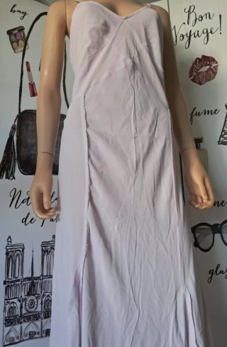 Vestido Victoria Beckham x Mango Malva