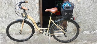 Bicicleta Mujer Wollbike Beige