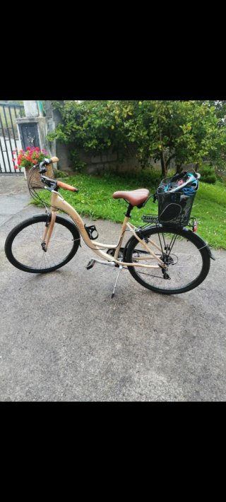 Bicicleta Mujer Wollbike Beige