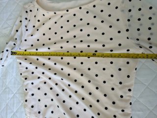 Maglia Poéselle pois beige taglia M