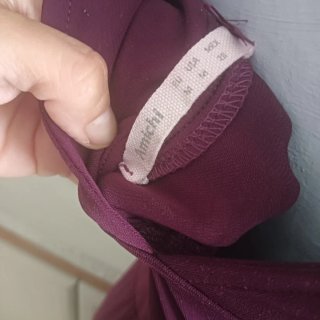 Mono burdeos mujer talla M