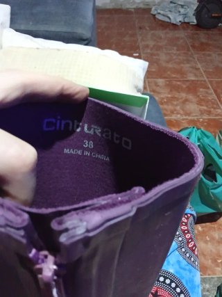 Botas de agua moradas para niña