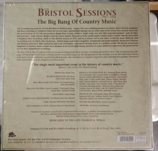 The Bristol Sessions 1927-1928 Country Music