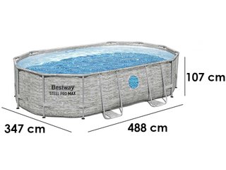 Piscina Bestway 488x305x107 cm