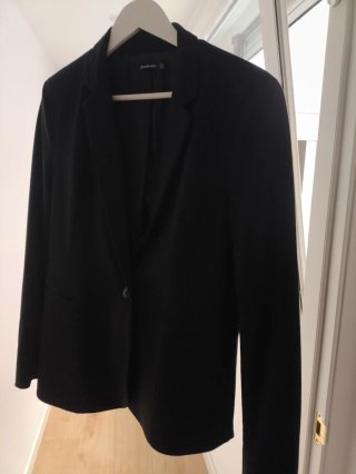 Blazer Stradivarius Negro Talla XL
