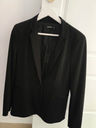Blazer Stradivarius Negro Talla XL