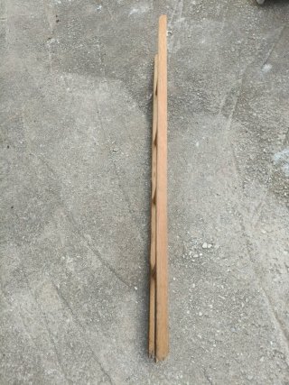 Escalera litera caravana madera