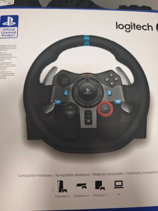 Volante Logitech PS5/PS4/PS3/PC Oficial