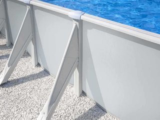 Piscina Desmontable Acero 610x375x132cm
