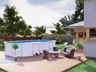 Piscina Desmontable Acero 610x375x132cm