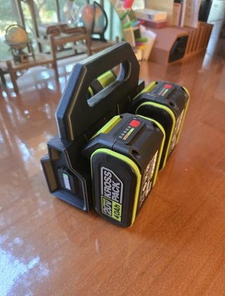 Soporte Porta 4 Baterías Worx 20V