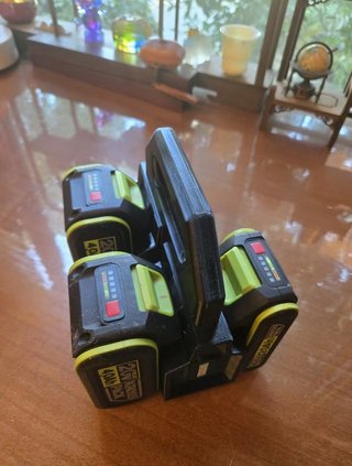 Soporte Porta 4 Baterías Worx 20V