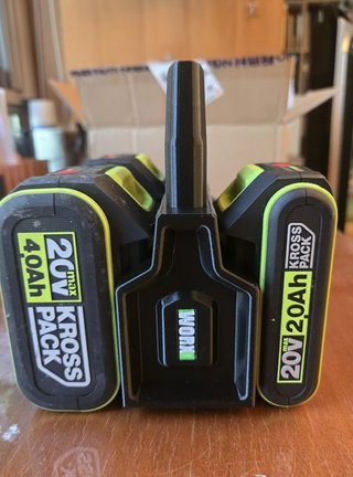 Soporte Porta 4 Baterías Worx 20V