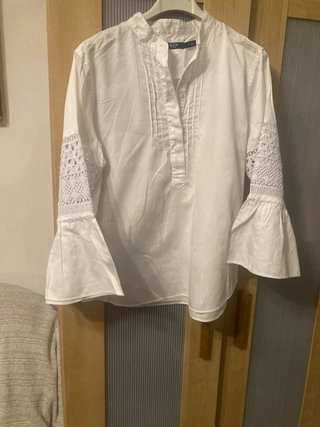 Blusa Ralph Lauren Blanca Talla S