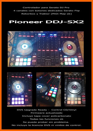 Controladora DJ Pioneer DDJ-SX2