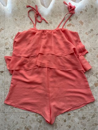 Mono corto naranja Lefties