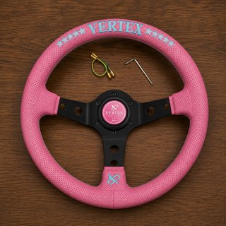 Volante Vertex Desplazado Rosa