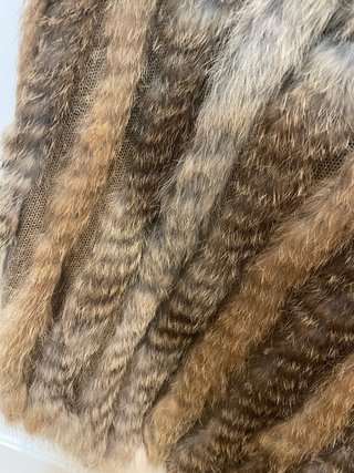 Poncho pelo natural sin estrenar