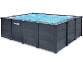 Piscina Desmontable Intex 26396NP Gris