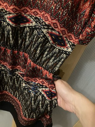 Vestido Naf Naf estampado talla M