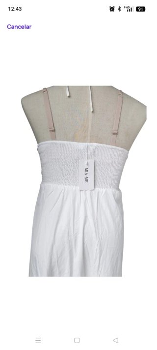 Vestido Ibicenco Largo Blanco