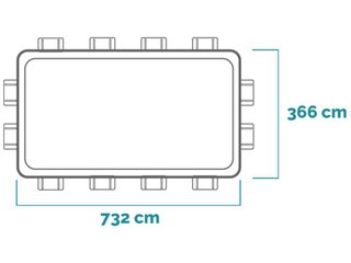 Piscina Elevada Intex 732x366x132 cm
