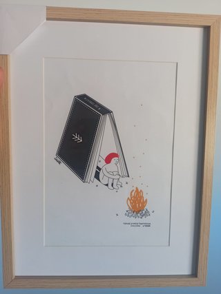 Lámina Libro Tienda 50x40