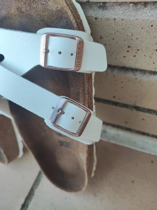 Chanclas Birkenstock Blancas Talla 38