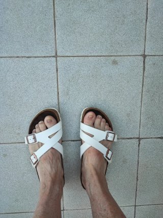 Chanclas Birkenstock Blancas Talla 38