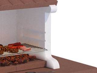 Barbacoa de obra leña/carbón