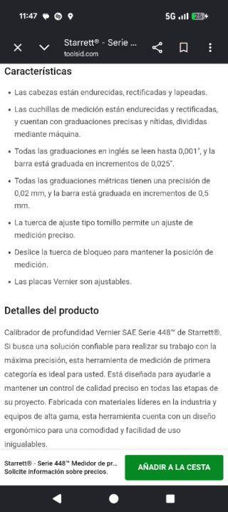 Calibrador Starrett