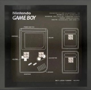Cornice Display Game Boy Lego Nintendo
