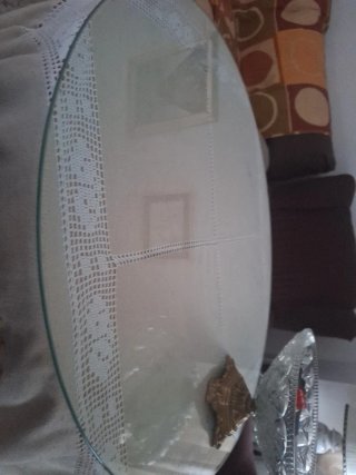 Mesa Camilla Cristal 90cm