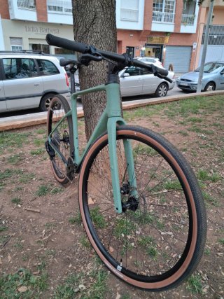 Bicicleta Gravel Verde