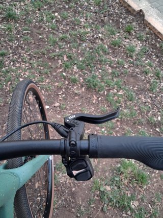 Bicicleta Gravel Verde