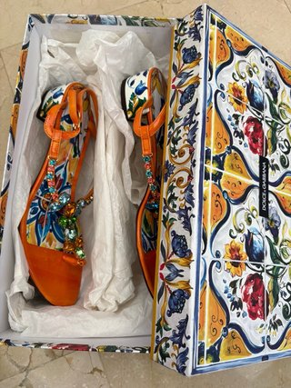 Sandalias Dolce & Gabbana con Cristales