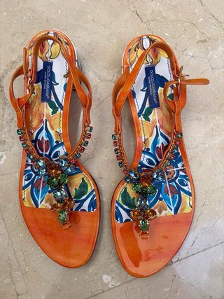 Sandalias Dolce & Gabbana con Cristales