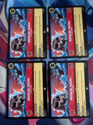 Roccia del Teschio x4 - Carte Gioco